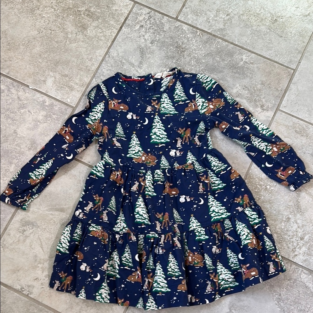 Beautiful Festive Dress by Mini Boden
